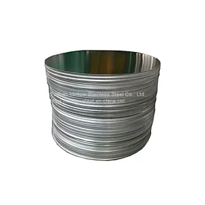Stainless Steel S201 J1 J2 J3 S410 Sheet Metal Circle Cold Rolled Stainless Steel Ss Cookware Circle thumbnail-4