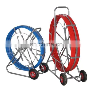 Best Price Flexible 8mm 200m Detectable Fiberglass Cable Push Pull Rodder Cable Pulling Tool Fiberglass Duct Rodders thumbnail-1