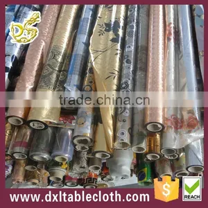 Decorative Elastic Table Cloth Printed Pvc Flim thumbnail-1