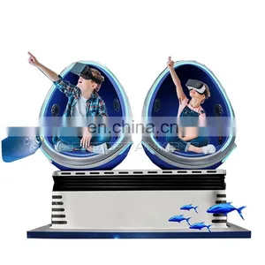 Attractive Double Seats 9D Egg VR Cinema Virtual Reality Chair Simulation Rides thumbnail-1