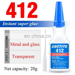 Loctiter Super Glue 408 411 412 Instant Dry Glue Repair Adhesive 20g General Purpose Glue thumbnail-4