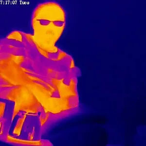 Thermal Imaging Camera for Temperature Measurement, Fire Alarm, Pan Tilt Camera for Forest/warehouse Fire Prevention thumbnail-2