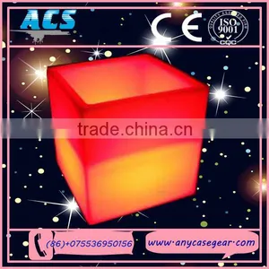 ACS Hot Sale Waterproof Outdoor Patio Plastic Beer Garden Treasures Round Illuminated Lighting Golw Light up Led Bar Furniture thumbnail-4
