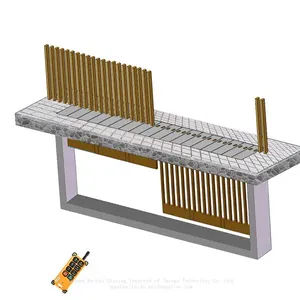 Security Brown Color Automatic Fence Barrier Commercial Flexible Retractable Invisible Fencing Gate thumbnail-1