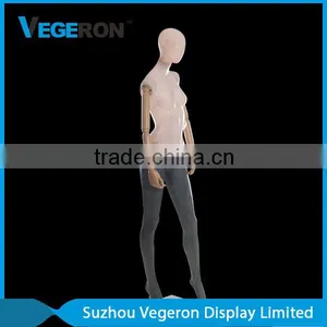 High Quality Fiberglass Stand Flexible Female Mannequin thumbnail-1