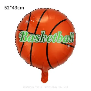 Factory-Supplied 18-Inch Sports Foil Balloons - Football, Baseball for World Cup & Event Decor thumbnail-3