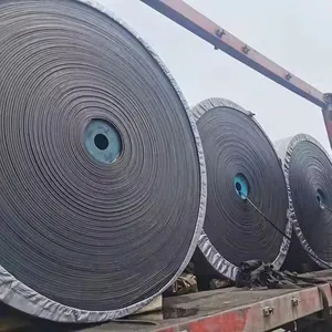 STM500-STM5400-Anti Fire Heavy Duty Steel Cord Rubber Conveyor Belt- Fireproof Belt/Rubber Conveyor Belt for Concrete Coal Mining Industrial thumbnail-2