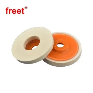 100mm 125mm Stone Fine Flap Disc Wool Felt Polishing Wheel Abrasive Tools thumbnail-1