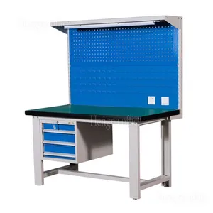 Premium Heavy Duty ESD Lab Bench for Electronics Repair and Assembly, With Integrated Tool Panel & Storage for Warehouse/Packing Stations. thumbnail-1