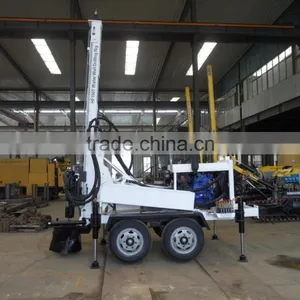HF150T Efficient Water Well Drilling Machine on Trailer thumbnail-1