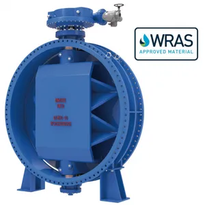 High Pressure Double Eccentric Butterfly Valve With Gear Operator for Industrial Use thumbnail-1