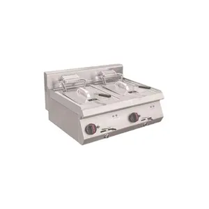 Countertop Electric 2 Tanks Fryer With 18kW Fan Power E-DZ-800X Model Standard Compliant thumbnail-1