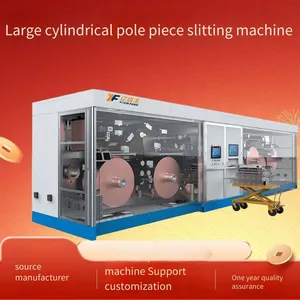 Yixinfeng Large Cylindrical Pole Piece Battery Slitting Machine With Dual-axis Unwinding and Four-axis Rewinding, Continuous Coating, Model 550, Circular Knife for Slitting thumbnail-1
