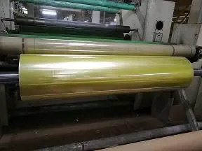1620mm Width BOPP Adhesive Tape Jumbo Roll Gloss Clear Raw Material Roll thumbnail-2