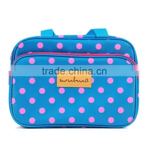 Stock Wholesale Baby Diaper Bag Outdoor Stroller Travel Dot Nylon Mommy Cheap Designer Handbags thumbnail-4