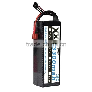 XXL 3S High Rate Lipo Battery 3300mah 11.1V for rc Car Helicopter thumbnail-2