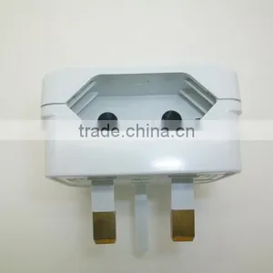 Reliable Design CE ROHS BSI Approved UK HK Ireland Malaysia Jordan Type G to EU Schuko Type C Plug Travel Adapter Converter thumbnail-3
