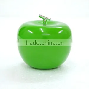 Painted Apple Shape Stainless Steel Spice Jar thumbnail-1