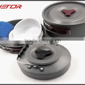 3~4persons Outdoor Portable Cookware Camping Aluminum Alloy PY71004 thumbnail-1