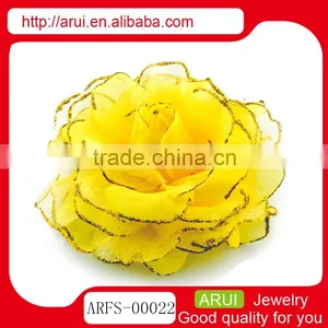 Wholesale China Hair Jewelry Big Pageant Rose Flower Pin and Brooch thumbnail-1