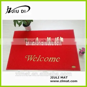 High Quality Anti-slip Customized Printed Logo PVC Floor Mat thumbnail-1