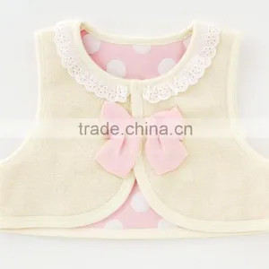 Japanese Wholesale Products High Quality Cute Ribbon Baby Winter Clothes Vest for Girl Kids Wear Toddler Clothing Children thumbnail-2