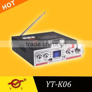 hi fi Audio Power Amplifier With LCD (LRC)display/USB/TF Card YT-K06/mp3 Player YT-K06 thumbnail-2