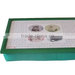 Wooden Tray With Fabric thumbnail-1