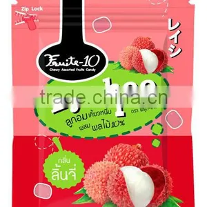 10% Fruit Gummy Soft Candy Fruity Lychee Flavored From Thailand thumbnail-5