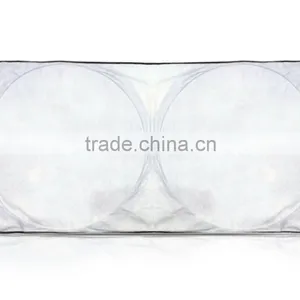 Car Sunshade Tyvek White and Round Sunshade thumbnail-1