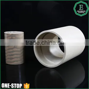 OEM Engineering Plastic Molded Products Cnc Machined Plastic TECHTRON PPS Bushing Sleeve Quality Choice thumbnail-1