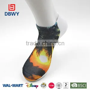 Bulk Custom Design Wholesale Printed Sport Socks thumbnail-1