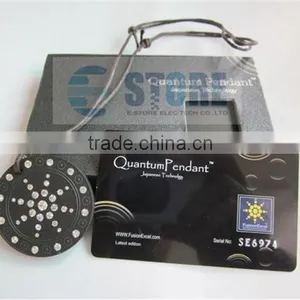 Super Star Design Lava Stone Japanese Quantum Scalar Energy Pendant With Authenticity Card and Chain thumbnail-5