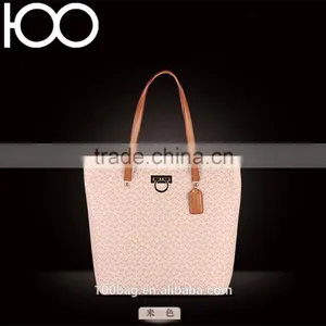 China Good Quality Leather Pu Shoulder Hand Bag Women Walker Tote Bag Quality Choice thumbnail-5
