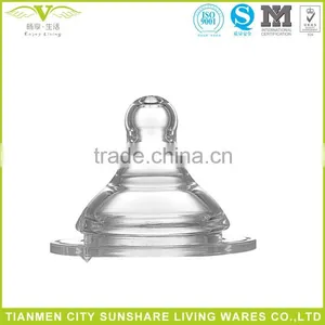 Natural Rubber Nipple Baby Bottle Nipple Non-toxic Silicone Baby Nipple thumbnail-2
