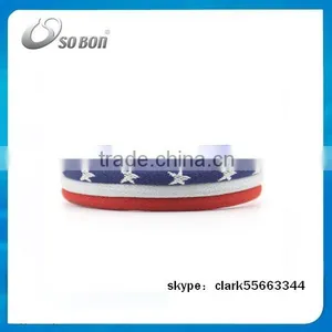 Best Selling Wholesale Bracelet Country Flag Wristband for Promotion thumbnail-3