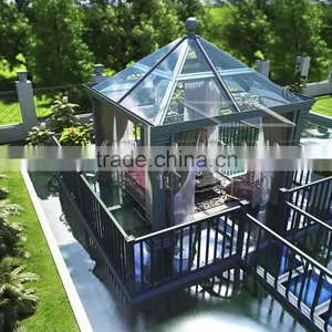 Energy-saving Temperede Insulated Glass Sunroom Glass House Sun Room thumbnail-6
