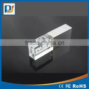 Wholesale Price Pendrive Engraving Laser 3D Logo on Crystal USB Flash Drive USB Disk thumbnail-2