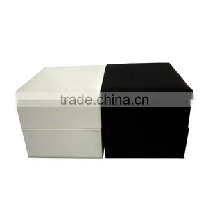 Classic Black And White Leather Watch Box Wholesale. thumbnail-2