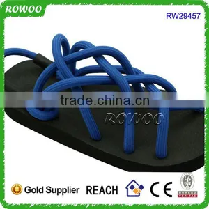 2017 Lovely Summer New Design Flat Heel Lace Up Lady Sandals thumbnail-4
