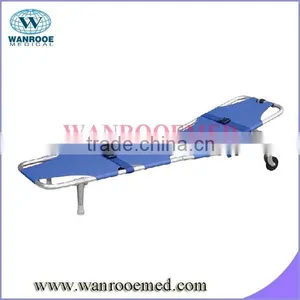 EA-1A3 Aluminum Wheelchair Folding Pole Stretcher thumbnail-1