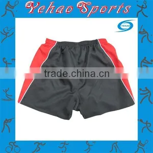 Custom Made Sublimated 100% Polyester Rugby Shorts With Team Logo and Sponsor Logo thumbnail-2