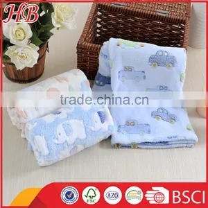 Jacquard Coral Fleece Baby Blanket thumbnail-1