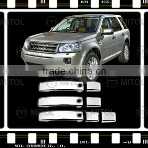For LAND ROVER FREELANDER 11- Chrome Door Handle Cover thumbnail-1