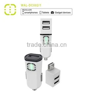 Walnu Universal 3.4A Car Charger With Adaptor thumbnail-2