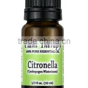 Citronella Essential Oil. 10 ml (1/3 Oz). 100% Pure, Undiluted, Therapeutic Grade thumbnail-1