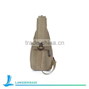 High Quality Mens Long Shoulder Strap Bag and Canvas Chest Bags thumbnail-5