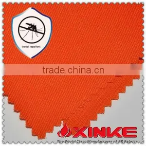 Orange Insect Repellent Cotton Fabric With Low Formaldehyde thumbnail-1