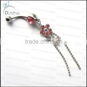 Lady's Fashion Jewelry Vibrating Navel Rings Piercing Jewelry thumbnail-1