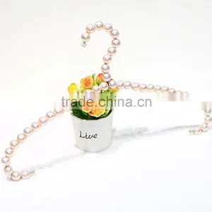 Luxury Wholesale Pearl Beaded Hangers for Clothes thumbnail-1
